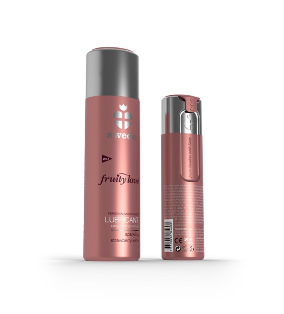 LUBRICANT SWEDE SPARKLING STRAWBERRY WINE 50 ML