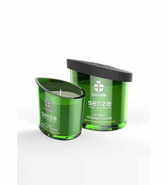 ŚWIECA DO MASAŻU SWEDE AROUSING LEMON PEPPER EUCALYPTUS 150 ML
