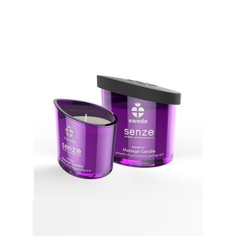 ŚWIECA DO MASAŻU SWEDE DIVINITY GRAPEFRUIT PALMAROSA PETITGRAIN 150 ML