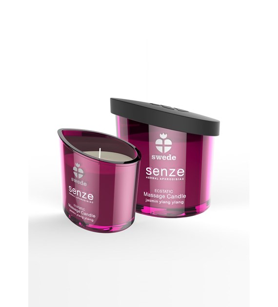 ŚWIECA DO MASAŻU SWEDE ECSTATIC JASMINE YLANG YLANG 150 ML