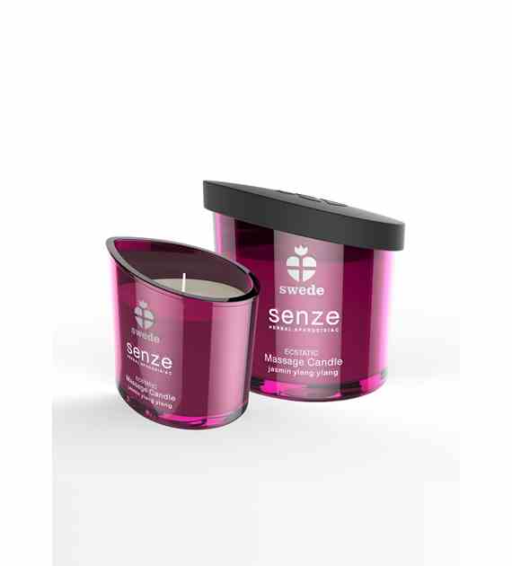 ŚWIECA DO MASAŻU SWEDE ECSTATIC JASMINE YLANG YLANG 150 ML