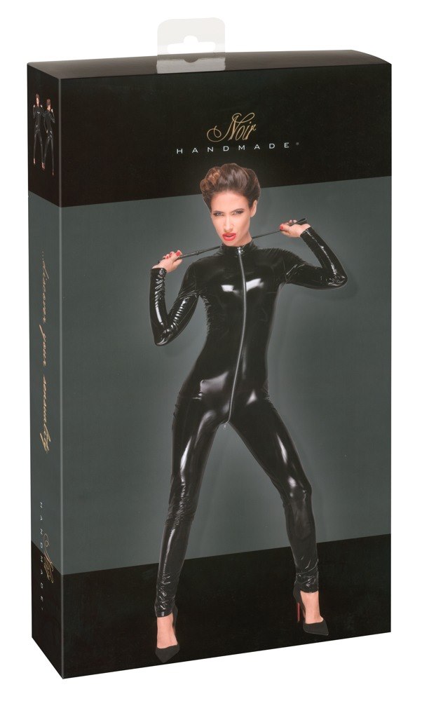 KOMBINEZON NOIR JUMPSUIT ZIP S