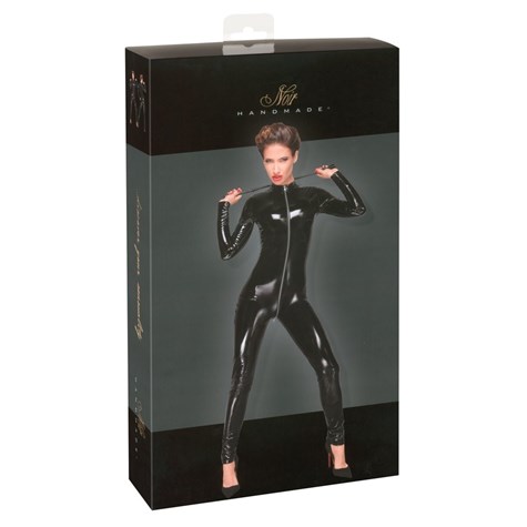 NOIR JUMPSUIT ZIP M