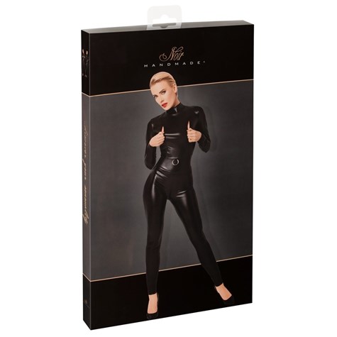NOIR JUMPSUIT ZIP XL