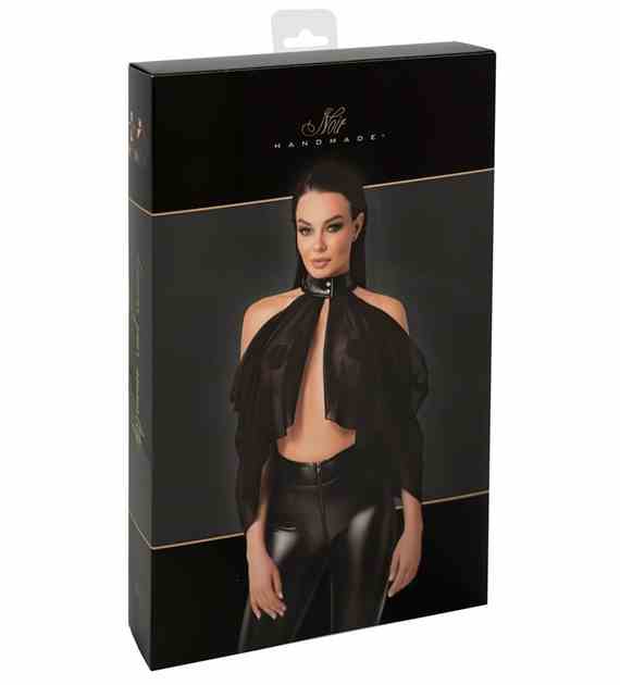 GORSET NOIR BOLERO TULLE XL