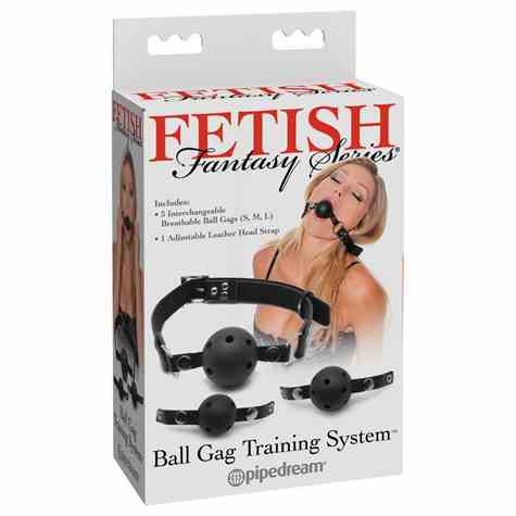 ZESTAW KNEBLI BALL GAG TRAINING SYSTEM