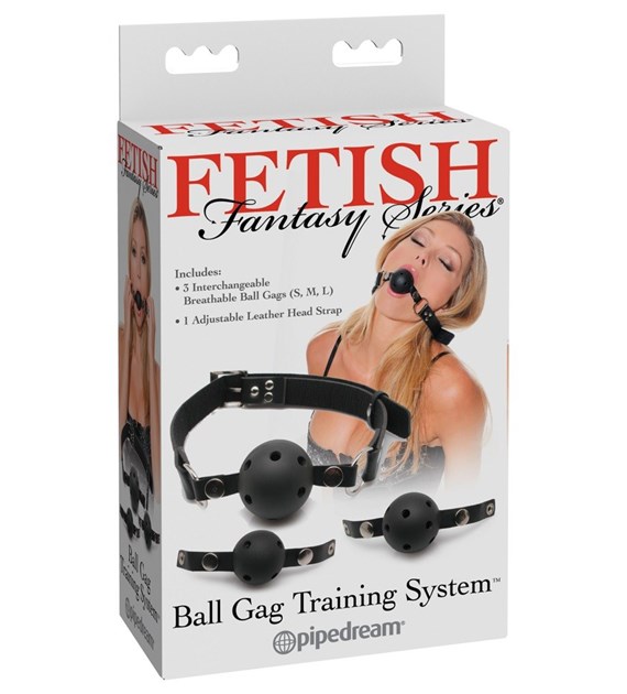 ZESTAW KNEBLI BALL GAG TRAINING SYSTEM