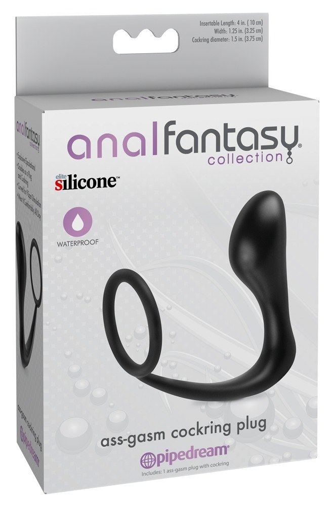 ASS-GASM COCKRING PLUG