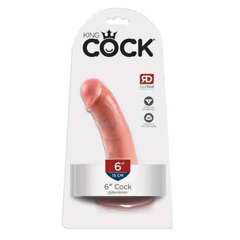 DILDO KING COCK FLESH 6INCH 17CM