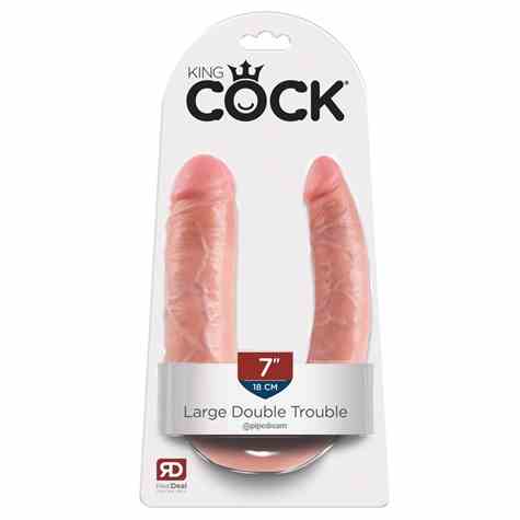 DILDO KING COCK DOUBLE TROUBLE