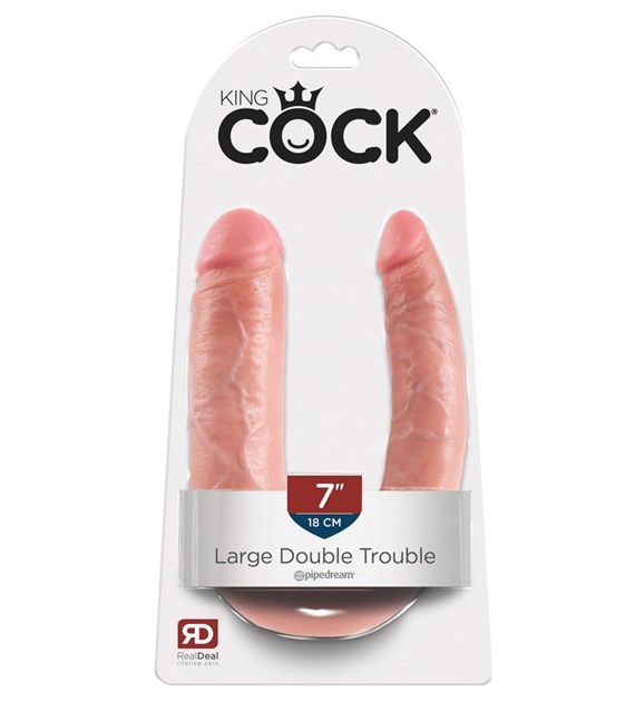 DILDO KING COCK DOUBLE TROUBLE
