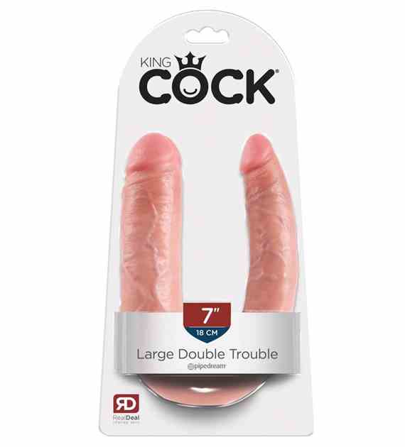 DILDO KING COCK DOUBLE TROUBLE