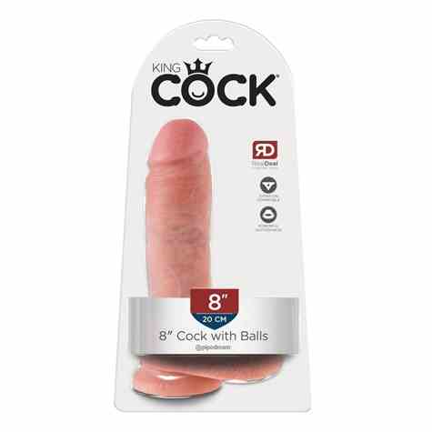 King Cock 8 inch Cock Balls Sk