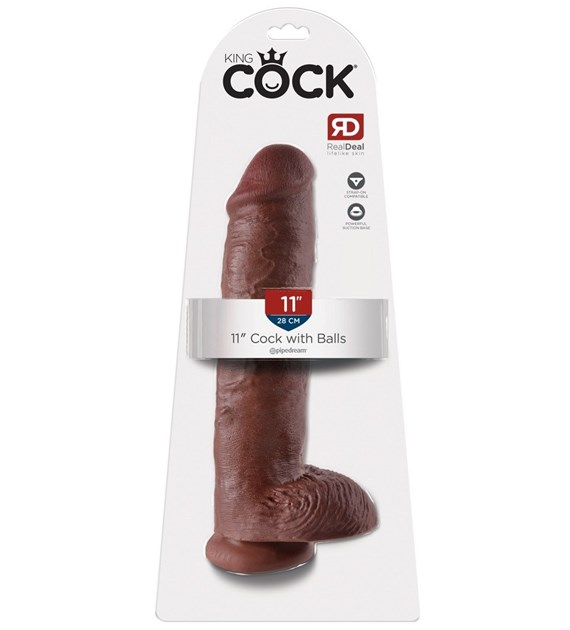 DILDO 11 COCK WITH BALLS