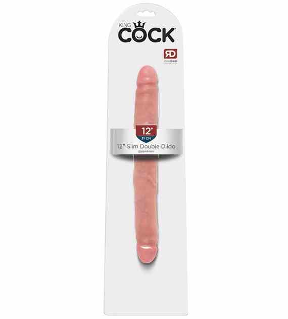 12“ SLIM DOUBLE DILDO