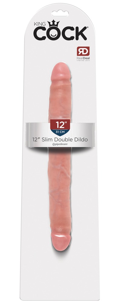 12“ SLIM DOUBLE DILDO