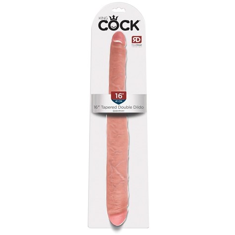 16  TAPERED DOUBLE DILDO