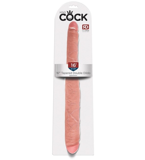 16  TAPERED DOUBLE DILDO