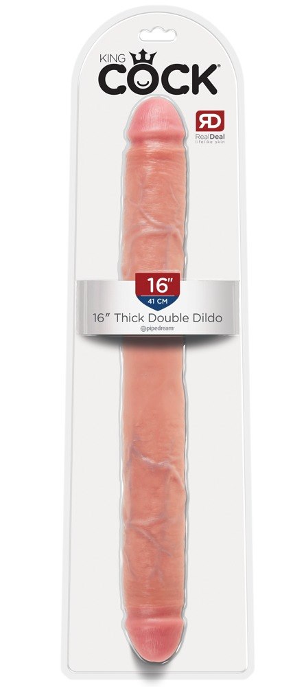 KING COCK THICK DOUBLE 16 INCH