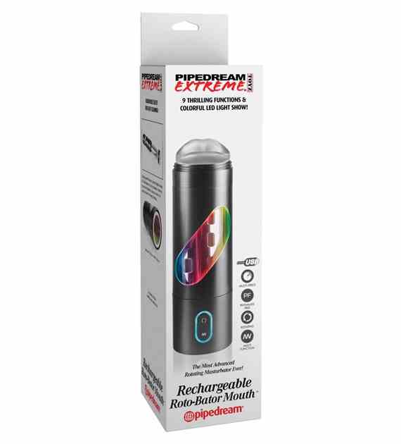 MASTURBATOR RECHARGEABLE ROTO-BATOR MOUTH