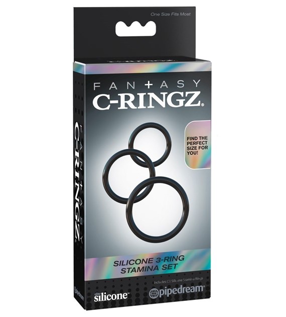 SILICONE 3-RING STAMINA SET