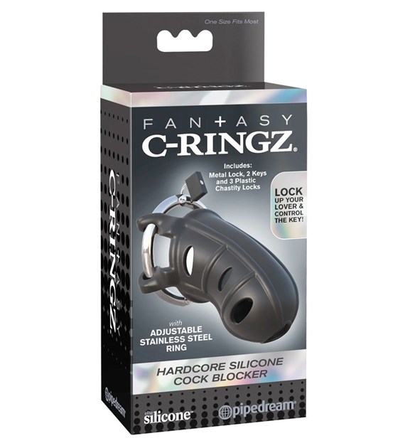 HARDCORE SILICONE COCK BLOCKER