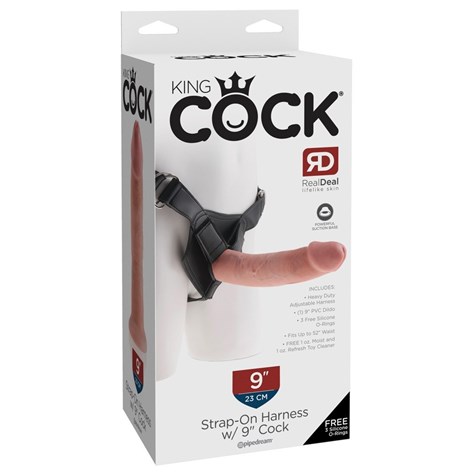 STRAP-ON HARNESS WITH 9 INCH COCK
