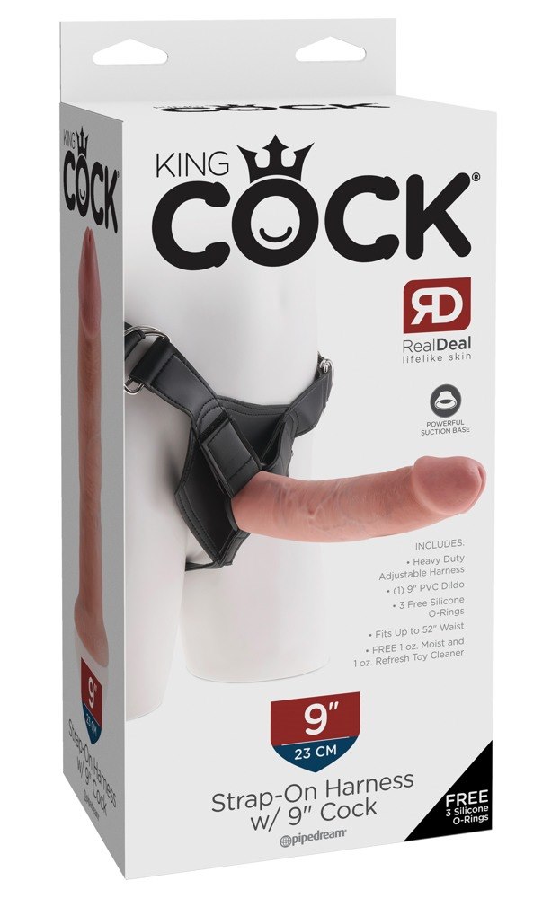 STRAP-ON HARNESS WITH 9 INCH COCK