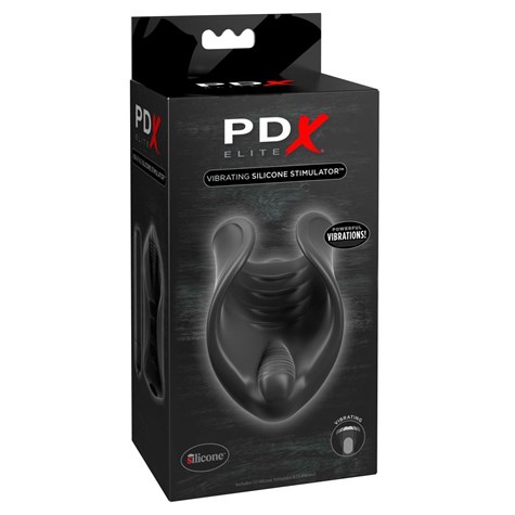 PDX ELITE VIBRATING SILICONE STIMULATOR