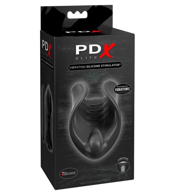 PDX ELITE VIBRATING SILICONE STIMULATOR