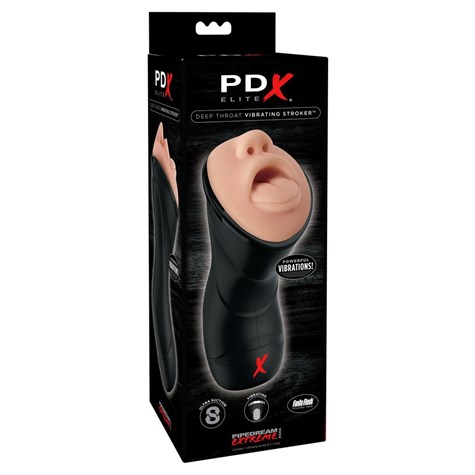 DEEP THROAT VIBRATING STROKER