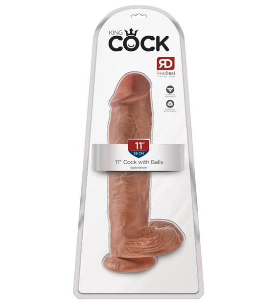 DILDO 11 COCK WITH BALLS