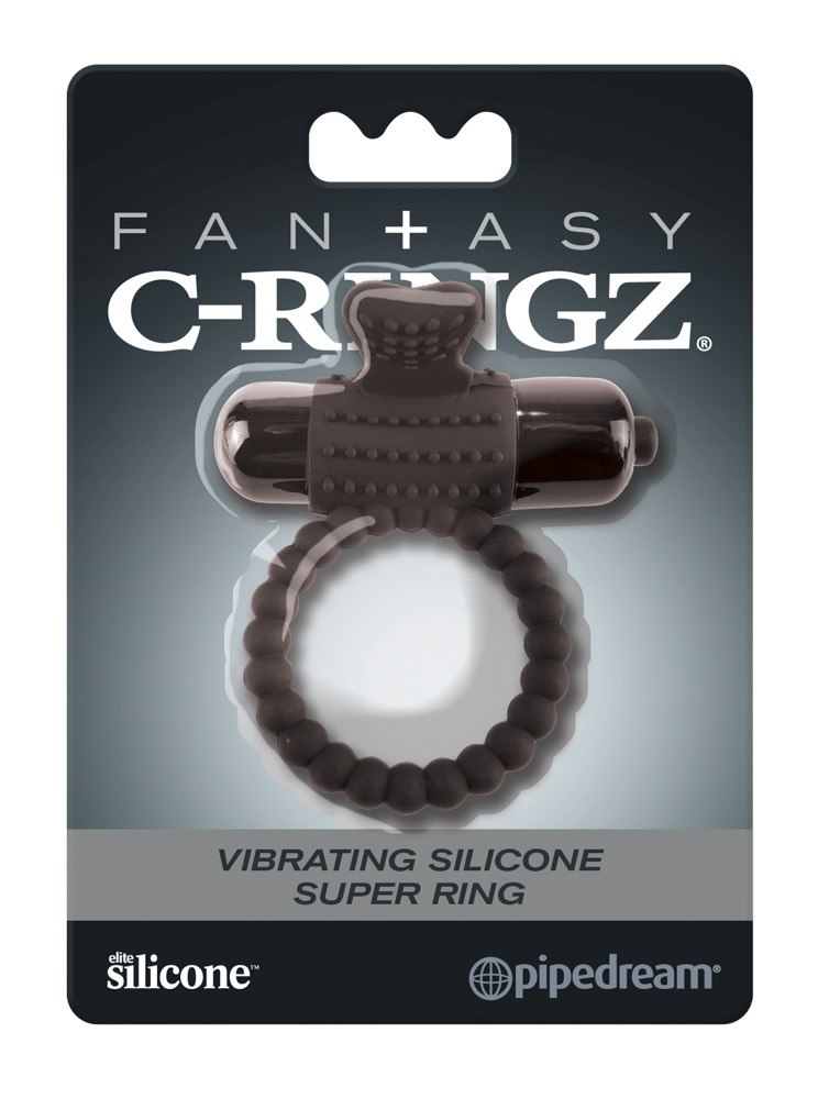 VIBRATING SILICONE SUPER RING