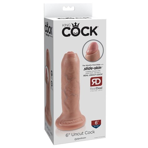 King Cock 6in. Uncut - Flesh
