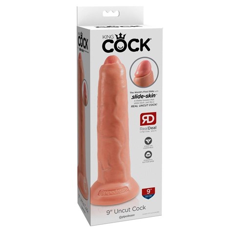 King Cock 9in. Uncut - Flesh