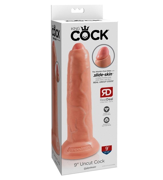 King Cock 9in. Uncut - Flesh