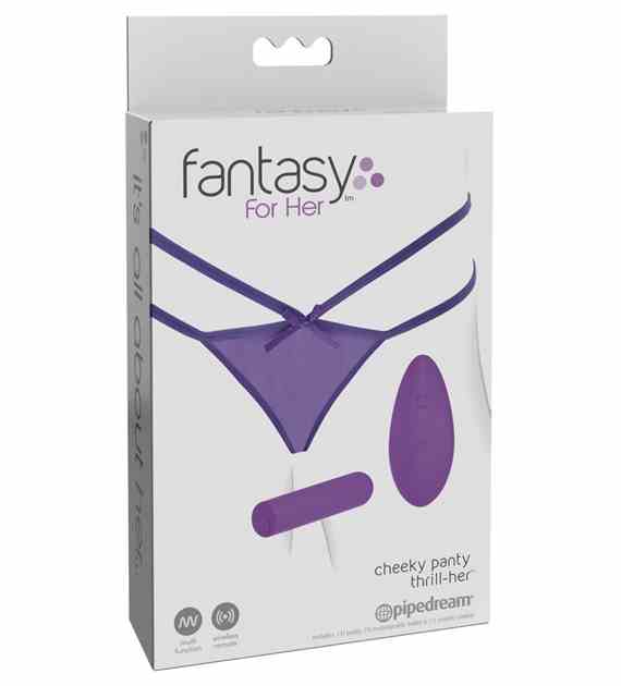 WIBROMAJTKI CHEEKY PANTY THRILL-HER