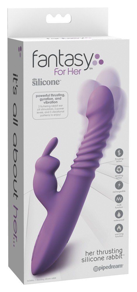 HER THRUSTING SILICONE RABBIT