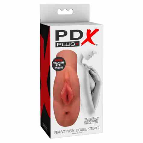 Perfect Pussy: Double Stroker Tan