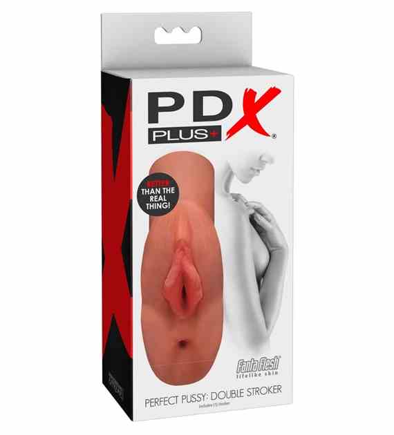 Perfect Pussy: Double Stroker Tan