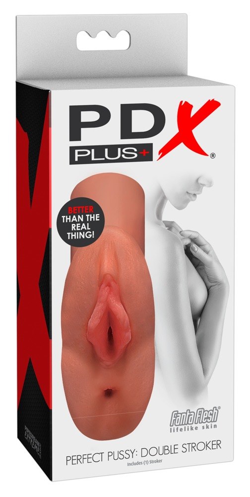 Perfect Pussy: Double Stroker Tan