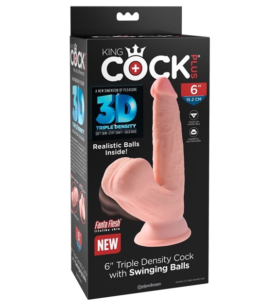 TRIPLE DENSITY COCK WITH SWINGING BALLS