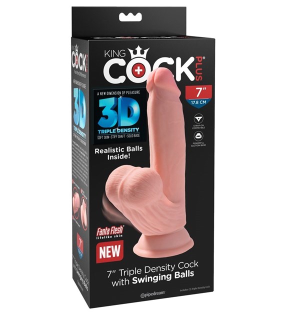 TRIPLE DENSITY COCK WITH SWINGING BALLS