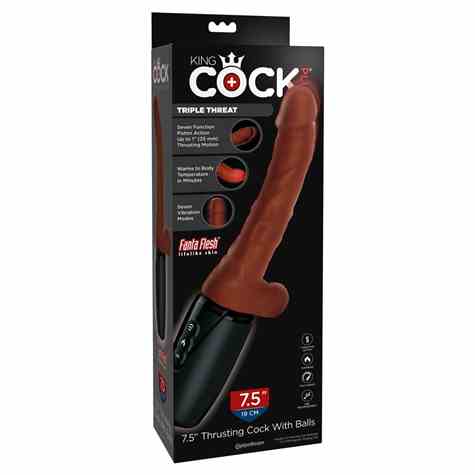 WIBRATOR 7.5  THRUSTING COCK WITH BALLS