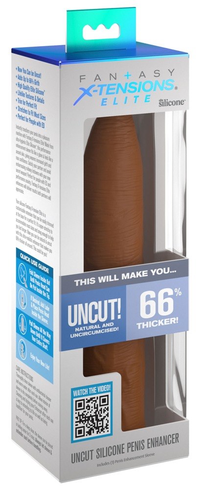 UNCUT SILICONE PENIS ENHANCER
