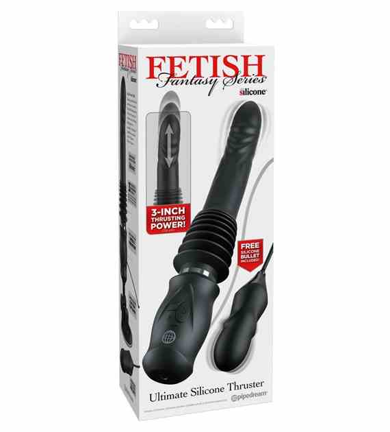 WIBRATOR FFS ULTIMATE SILICONE THRUS.BL