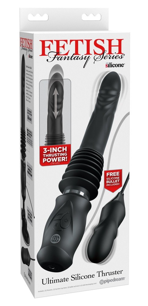 WIBRATOR FFS ULTIMATE SILICONE THRUS.BL