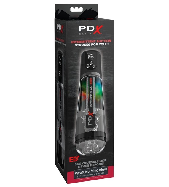 MASTURBATOR PDX ELITE VIEWTUBE MAX BLACK