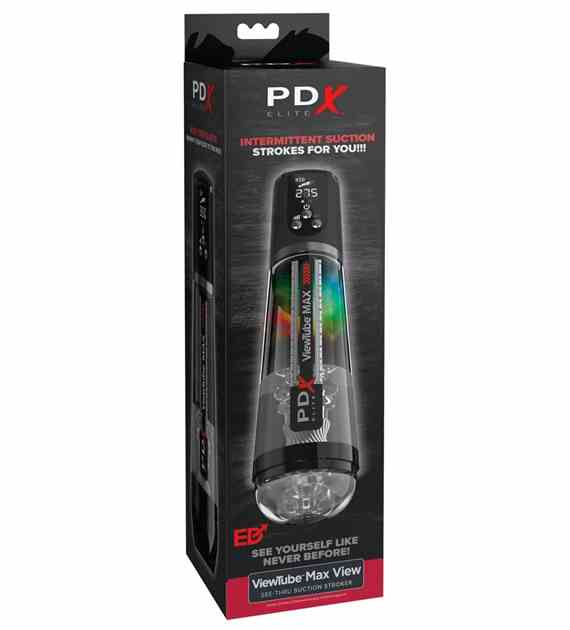 MASTURBATOR PDX ELITE VIEWTUBE MAX BLACK