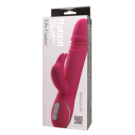 WIBRATOR RABBIT SKATER PINK